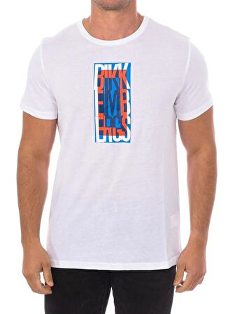 Bikkembergs BKK2MTS04 Half Logo T-Shirt White