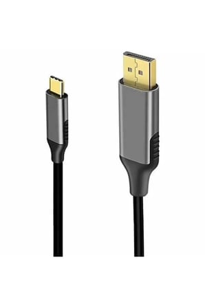 K01E Type-C To Display Port Dp 4K Hd 60Hz Görüntü Aktarım Kablosu