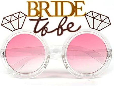 Parti Gözlülüğü Bride To Be Gümüş Pembe