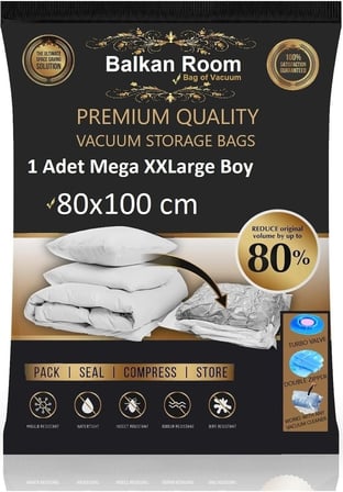 Vakum Hurcu 75 X 110 Vakumlu Hurç Ultra Xxlarge Boy Vakumlu Poşet