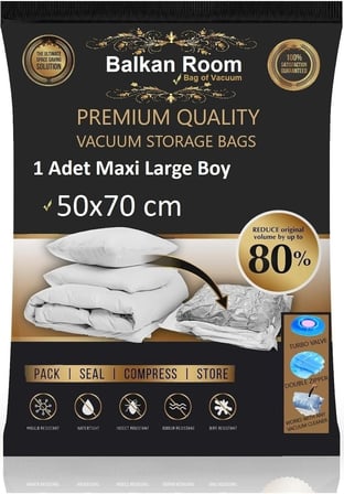 Vakum Hurcu 75 X 110 Vakumlu Hurç Ultra Xxlarge Boy Vakumlu Poşet