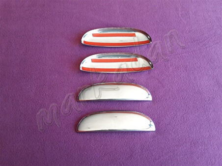 WOC Chrome Fiat Siena Krom Kapı Kolu 1998 Sonrası 4 Kapı Paslanmaz Çelik