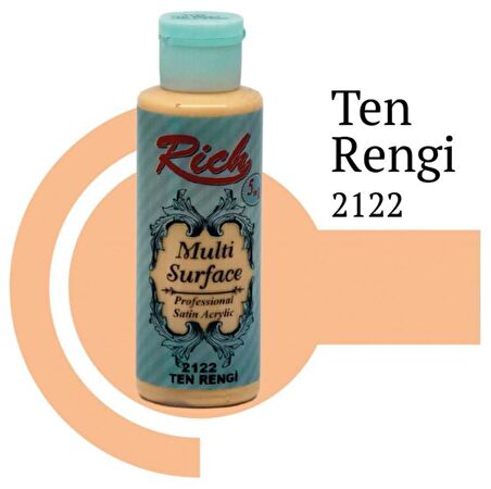 Rich Multi Surface 2122 Ten Rengi Akrilik Boya 120 Cc