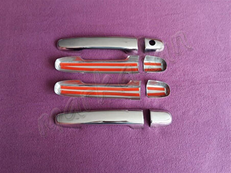WOC Chrome Daihatsu Terios Krom Kapı Kolu 2006-2017 4 Kapı Paslanmaz Çelik