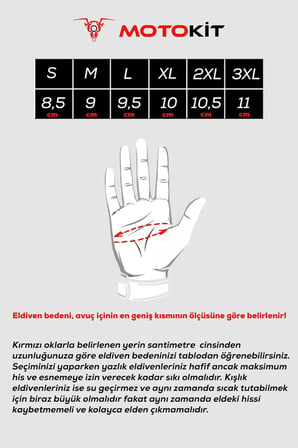 Revertech Aura Lacivert - Neon/Yarım Parmak - Kaymaz Avuç İçi Motosiklet Eldiveni (Erkek)