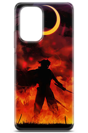 Xiaomi Redmi K40 uyumlu Manga 8 Koruyucu Rengoku Demon Slayer