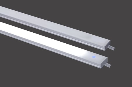 Dekoratif Mutfak Tezgah Üstü Led Lineer Aydınlatma - Dokunmatik On - Off Tuşlu (3000K Gün Işığı, 50cm)