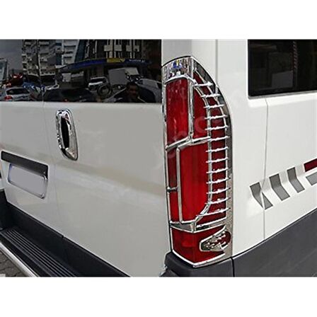 WOC Chrome Citroen Jumper Krom Stop Çerçevesi 2014 Sonrası 2 Parça Abs Krom