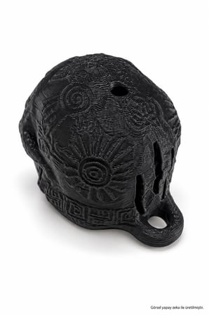 Aztek Mayan Ölüm Islığı Düdüğü Fonksiyonel - Aztec Death Whistle