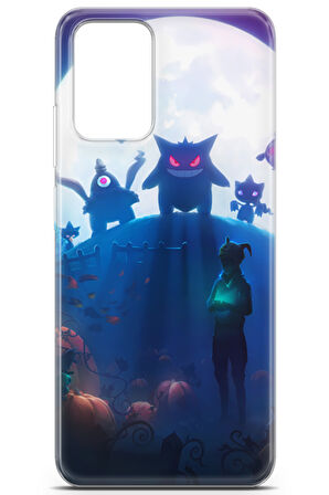Xiaomi Redmi Note 10 uyumlu Pokemon 12 Silikon Kapak Pokemon Cadılar Bayramı