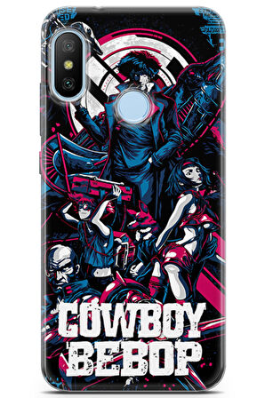 Xiaomi Mi A2 Lite uyumlu Manga 18 Soft Silikon Cowboy Bebop
