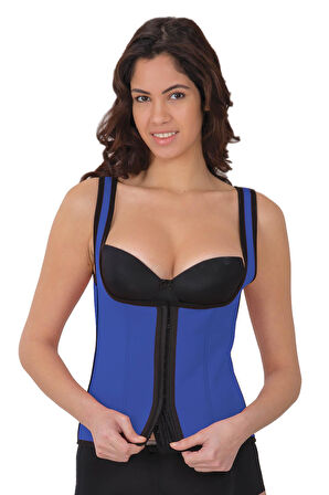 MAVİ MI 9173 Agraflı Göğsü Açık Atlet Korse