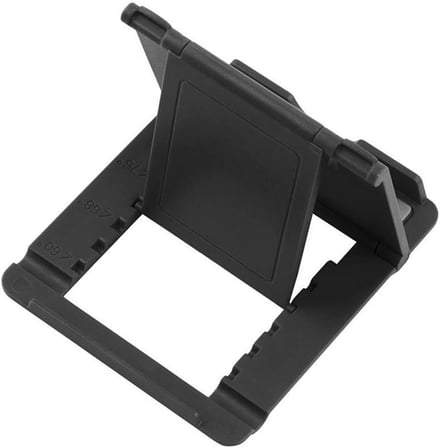 Univarsal Masa Üstü Tablet Standı 5 farklı açıda ayarlanabilir Yan veya düz konum alabilen, Telefon ve Tablet Standı Fold Stand (Siyah).
