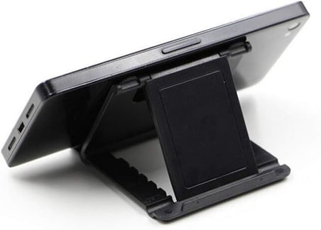 Univarsal Masa Üstü Tablet Standı 5 farklı açıda ayarlanabilir Yan veya düz konum alabilen, Telefon ve Tablet Standı Fold Stand (Siyah).