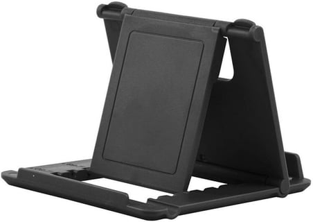 Univarsal Masa Üstü Tablet Standı 5 farklı açıda ayarlanabilir Yan veya düz konum alabilen, Telefon ve Tablet Standı Fold Stand (Siyah).