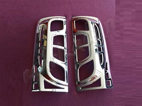 WOC Chrome Citroen Nemo Krom Stop Çerçevesi 2008 Sonrası 2 Parça Abs Krom