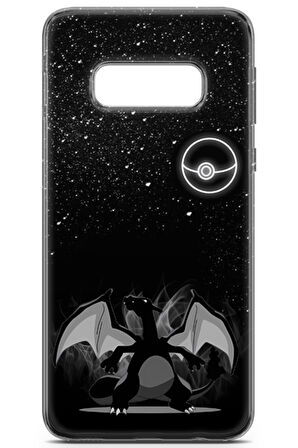 Samsung Galaxy S10E uyumlu Pokemon 38 UV Lans Charizard Pokemon