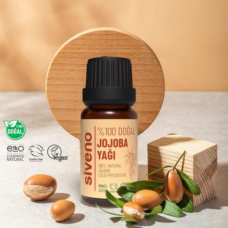 Siveno%100 Doğal Jojoba Yağı Soğuk Sıkım 10ml