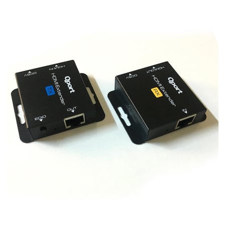 Qport Q-HEX2 HDMI Extender 60 Metre Cat6 Full HD 2'li Paket