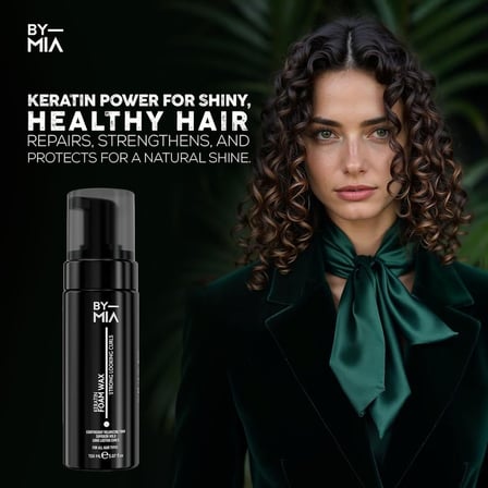 Keratin Özlü Saç Şekillendirici Köpük Wax 150ml | Güçlü ve Belirgin Dalgalı Saçlar Elde Edin | Tüm Saç Tipleri için Uygun