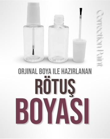 Honda Forza Pcx NH-B35P Beyaz Yasemin Gri Fırçalı Rötuş Boyası, 30 + 30 ml Çift Şişe