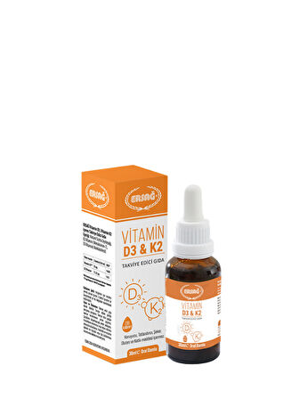 Ersağ Vitamin D3-K2 30 ml.