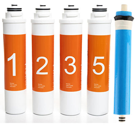 Waterlife Uyumlu Waterfil Su Arıtma Filtre Tam Takım Filtre Seti