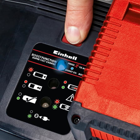 Orijinal Şarj Cihazı Power X-Boostcharger 8A Power X-Change (Li-Ion, tüm PXC aküler için uygun, daha hızlı şarj için boost modu, 7 aşamalı LED durum göstergesi) - 4512155