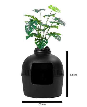 Dekoratif Kedi Tuvaleti & Evi