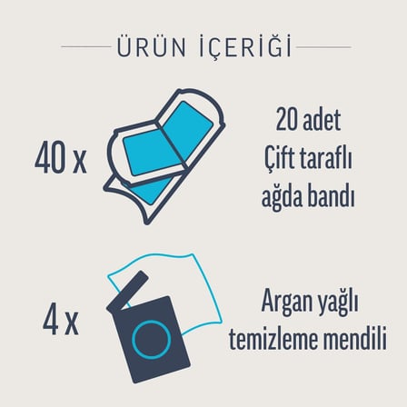 Veet Professional Hassas Ciltler İçin Ağda Bandı, Bacak Ve Vücut Bölgesi, 40'lı Süper Fırsat Paketi, Ağda Bandı