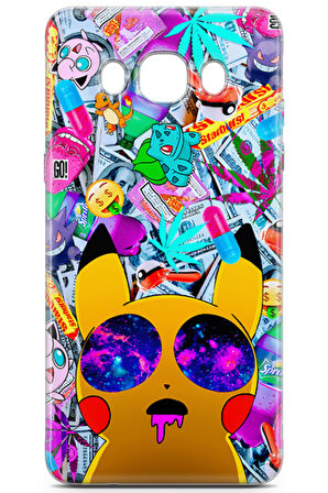 Samsung Galaxy J7 2015 uyumlu Pokemon 18 Soft Silikon Pokemon Üniversitesi