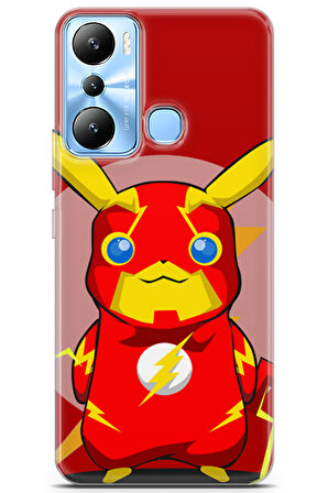 Infinix Hot 20I uyumlu Pokemon 23 HD Desen Flash Pikachu