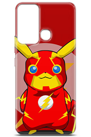 Infinix Hot 20I uyumlu Pokemon 23 HD Desen Flash Pikachu