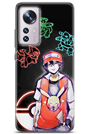 Xiaomi 12 Pro uyumlu Pokemon 14 TPU Silikon Pokemon Gameboy