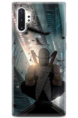 Samsung Galaxy Note 10 Plus uyumlu Anime 16 Koruyucu Kılıf Demon Slayer Tengen