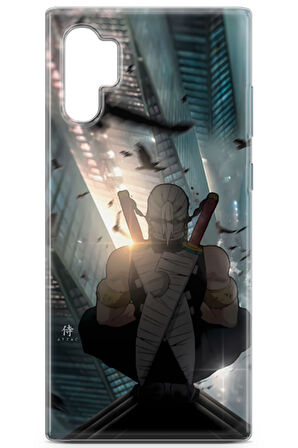 Samsung Galaxy Note 10 Plus uyumlu Anime 16 Koruyucu Kılıf Demon Slayer Tengen