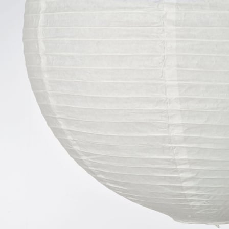 Sarkıt Lamba Abajur Başlığı, Beyaz, 45 cm, El Yapımı