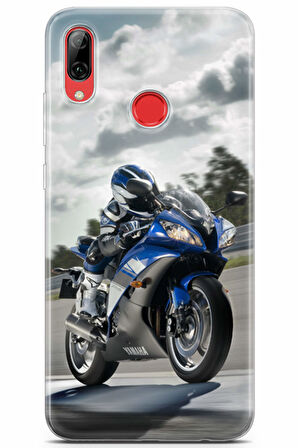 Huawei Y7 2019 uyumlu Otomoto 32 UV Lans Mavi Yamaha