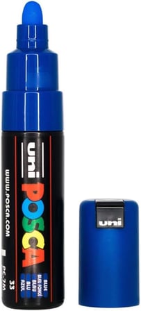 POSCA 181351 - Posca markör, geniş yuvarlak uçlu, mavi