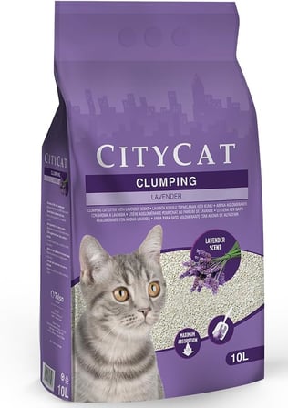 City Cat Lavanta Kokulu Kedi Kumu 10 Lt