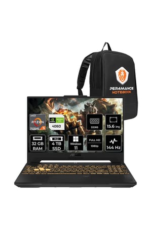 TUF Gaming i7-13620H 32GB 4TB SSD RTX4060/8GB 140W 144Hz 16" FHD W11H Gaming Laptop