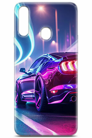Samsung Galaxy A20S uyumlu Otomoto 9 HD Koruma Mustang Neon