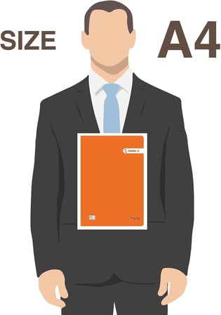 Etika A4 60 Yaprak PP Kapaklı Tel Dikişli Defter – 6'lı Karma Paket