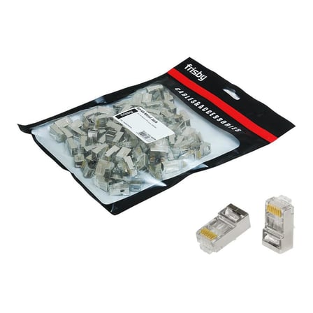 Frisby FNW-RJ4522N Cat6 FTP RJ45 Konnektör Metal 100'lü Paket
