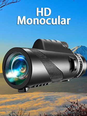  Monozone Tek Göz Dürbün HD Zoom Teleskop Tripot Telefon Kamera El Dürbünü 80x Monoküler Taşınabilir