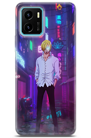 Vivo Y15A uyumlu Manga 33 TPU One Piece Sanji