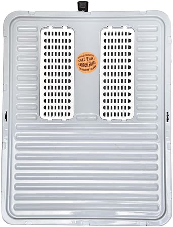 ModMio Jumbo Filtreli Kapalı Kedi Tuvaleti Kokuyu Önleyen Çift Filtreli Çekmeceli Kürek Hediyeli 50X40X39 cm