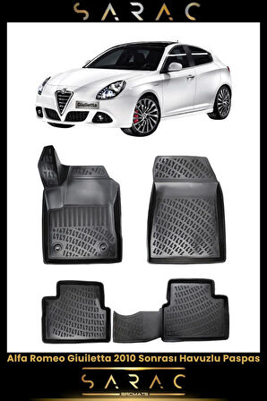 Alfa Romeo Giuiletta 2020 Model Araca Özel 3d Havuzlu Paspas