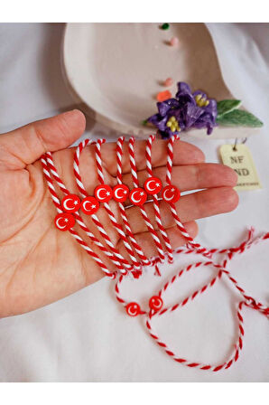 20 ADET AYYILDIZLI FİMO MARTENİÇKA BİLEKLİK ŞANS ARKADAŞ SEVGİLİ EŞ ÇOCUK HEDİYE BAHAR BİLEKLİĞİ