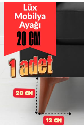 20 cm Mobilya Ayak Seti Ahşap Desenli Kanepe Koltuk TV Ünitesi Yükseltici Ayak Kanepe Ayağı